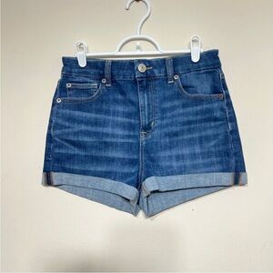 American Eagle Blue Curvy High Rise Shortie 4 Women